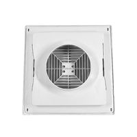 Extracteur d'air industriel en forme de boîte à montage mural pour serre d'aération Diffuseur de grille carrée en plastique ABS