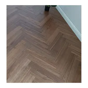 Parquet in legno di noce pavimento in rovere bianco 12cm a spina di pesce moltiplicano il pavimento in legno ingegnerizzato