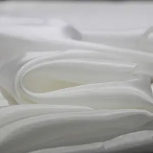 批发薄 Undye 天然白色 100% 丝绸 Pongee 面料 4.5毫米