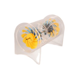 Modèle de turbine à gaz 31019, conception mobile et entièrement transparente, équipement d'expérimentation de physique pour lycée, matériel pédagogique de démonstration - Product Image 3