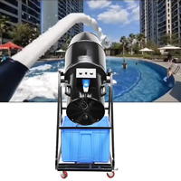 Machine à mousse électrique pour fêtes en piscine intérieure/extérieure, canon à jet à commande manuelle avec construction métallique