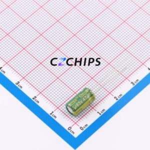 Condensador Electrolítico de Aluminio de Orificio Pasante GR476V063E11RR0VL4FP0, Orificio Pasante, D6.3xL11mm 47uF -10%~+20% 63V 2.5mm - Product Image 1