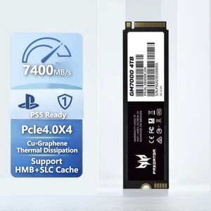 НОВЫЙ PREDATOR GM7 1TB M.2 NVMe PCIe 4.0 X4 7200 МБ/с Внутренний SSD 2280 для игровых ПК, ноутбуков, PS5 в наличии - Product Image 1