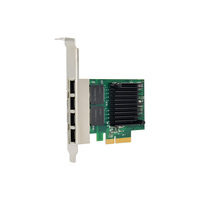 350T4 PCI-E X4 Quad Port 10/100/1000Mbps Gigabit Ethernet Carte Réseau Serveur Adaptateur 4 Port LAN I350-T4 NIC Intel NHI350AM4