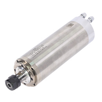 Moteur de broche CNC refroidi par eau HQD 2,2 kW 80 mm ER20 avec roulement pour machine à travailler le bois GDZ-23 220V/380V 400Hz