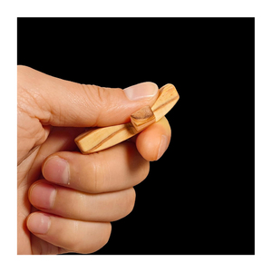 Croce in Legno Intagliata a Forma di Cuore, Oggetto Decorativo, Croce da Tasca per Preghiera, Regalo Religioso per Bambini e Adulti - Product Image 4