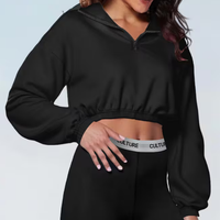 Veste coupe-vent zippée unie personnalisée pour femmes, idéale pour le tennis, le sport, le yoga et le fitness, vente en gros