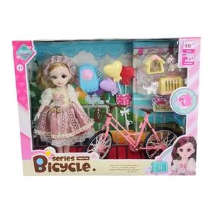 Precioso regalo para niñas 10 pulgadas 13 articulaciones extremidades móviles princesa niña muñecas conjunto moda al aire libre simulación muñeca Juguetes