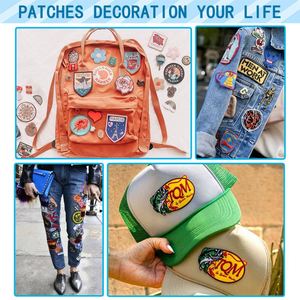 Patchs personnalisés en gros pour filles, broderies sur mesure pour vêtements, fournitures de couture, lettres, appliques, autocollants, badges - Product Image 6