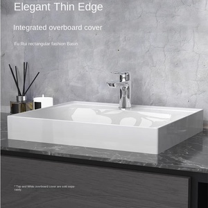 Cho kohler Hình Chữ Nhật Lưu Vực Bát Thiết Kế Hiện Đại Tap Lỗ Mỹ Làm Gốm Nhà Vệ Sinh Mặt Rửa Bồn Rửa 30506T Cho Phòng Tắm Ứng Dụng - Product Image 1