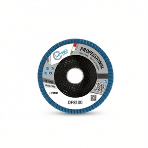 Disque à lamelles professionnel Fervi DF8100, disque abrasif sans fer pour le ponçage du métal - Product Image 1