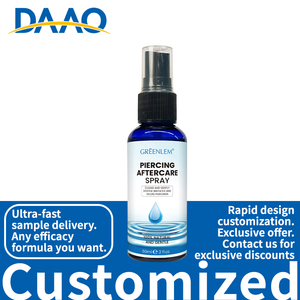 Aerosol de cuidado posterior de solución salina suave St John's Wort Vasaka Leaf para nuevos Piercings solución hipoalergénica sin alcohol limpia - Product Image 4