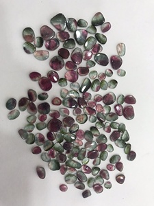 Tranches de tourmaline pastèque naturelle, finition polie brillante, pierres précieuses en vrac pour la fabrication de bijoux, vente en gros, fournisseur premium B2B - Product Image 2