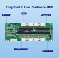 XJ-D621 BMS 8S 24V LifePO4 Li-ion Sodium-ion Batterie BMS 8S 100amp 150amp Hardware BMS LFP NMC Balance NTC 24Volt BMS