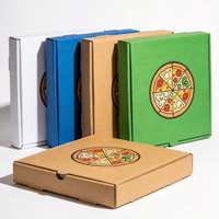 Boîte à emporter SP4076, boîte à pizza personnalisée, prix d'usine, boîtes à pizza personnalisées de haute qualité