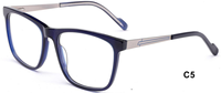 Nouvelles montures de lunettes de vue en acétate de luxe au design classique et tendance, forme carrée, pour lunettes de lecture unisexe