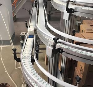 चौड़ाई 60 मिमी एस प्रकार प्लास्टिक लचीला चेन कन्वेयर पेय औद्योगिक के लिए - Product Image 6