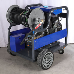Machine de nettoyage de canalisations haute pression 200 bars 2900 psi pour le dragage des égouts urbains, avec tuyau de 500 mm - Product Image 4