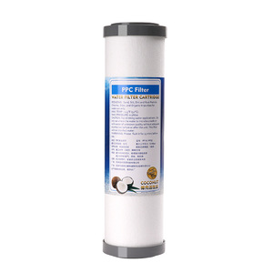 Cartouche filtrante Ppc 10 pouces en coton composite PP et coque de noix de coco pour purificateur d'eau, usage en cuisine - Product Image 5