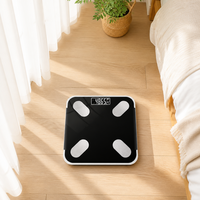 Analyseur de composition corporelle intelligent, précision 50g, capacité 180kg/400lb, avec application de suivi des données sans fil, compatible UKCA CE