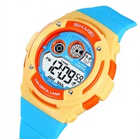 Jam Tangan Digital Sport Pria Smael 8038 Gerakan Quartz Analog-Digital Alarm Stopwatch Tahan Air 5BAR Layar LED Antik