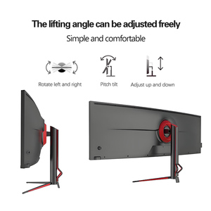 Monitor de Juegos Curvo sin Marco de 49 Pulgadas, 144 Hz, 1MS, Interfaz HD, Ancho, 5K, LED, 165Hz, 60Hz, 120Hz, en Oferta - Product Image 4