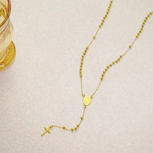Collane da Donna all'Ingrosso con Croce in Acciaio Inossidabile, Gioielli Religiosi Vintage di <span class=keywords><strong>San</strong></span> Benedetto per Sacerdoti Cristiani Cattolici - Product Image 2