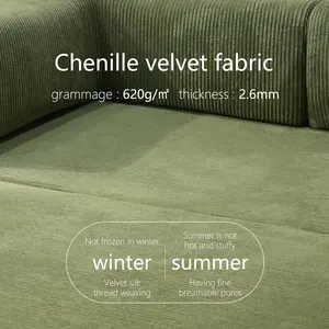 مريحة مضغوطة متينة قابلة للتحويل في غرفة المعيشة وغرفة العائلة للراحة والأناقة - Product Image 3