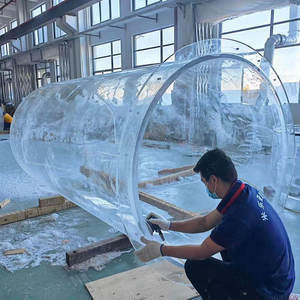 Acuarios de peceras acrílicas cilíndricas personalizadas de fábrica que mejoran cualquier entorno - Product Image 4