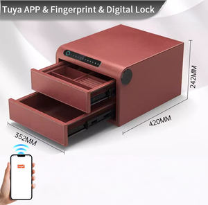 CEQSAFE Coffre-fort électronique numérique <span class=keywords><strong>WIFI</strong></span> pour hôtel, avec lecteur d'empreintes digitales - Product Image 4