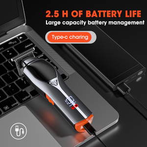 Lanumi 989 Professional Men's Rechargeable Hair <strong>Trimmer</strong> Cordless Hair <strong>Trimmer</strong> Machine with Stainless Steel Ceramic Blade - Product Image 2