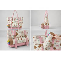 Bottes en jean à motif floral, ensemble de trois pièces style western, sac de maquillage pliable grande capacité écologique, mahjong portable