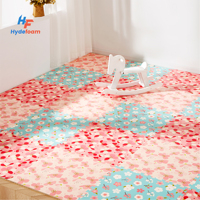 Tapis de jeu imperméable Hydefoam en EVA, motifs colorés, facile à nettoyer, résistant aux taches, idéal pour les jeux éclaboussants, l'heure du repas et les zones pour animaux de compagnie