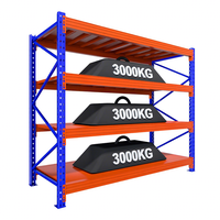 Étagère de stockage en entrepôt robuste Système de support à rouleaux pour entrepôt Étagère de stockage en métal à usage léger