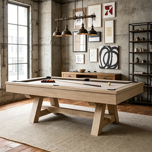 Table de <span class=keywords><strong>billard</strong></span> moderne S.Q.F en ardoise 7/<span class=keywords><strong>8</strong></span>/9 pieds, table de snooker durable et écologique avec retour de balles, accessoires de divertissement à domicile - Product Image 2