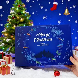 <span class=keywords><strong>NARON</strong></span> - Juego de 24 Señuelos de Pesca Artificiales, Caja de Regalo para Año Nuevo y Navidad - Product Image 2