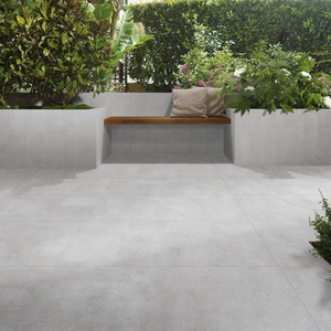 Dalles de pavage en porcelaine gris clair effet béton pleine masse pour revêtement de <span class=keywords><strong>sol</strong></span> de piscine 600x600x20mm - Product Image 3