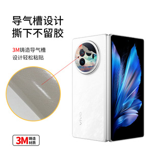Vivo XFold3 3Pro Camera <b>Film</b> Removable Sticker With Air Channel Design For Phone Protection - Product Image 1