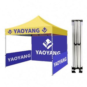 Tente de salon professionnelle en aluminium 10x10 pour l'extérieur, tente pliante personnalisée imprimée, tente pop-up portable pour événements - Product Image 1