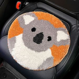 Factory Sale Microfiber Auto Cushion Cute Cartoon <b>Car</b> Seat Cushion for Home Office <b>Car</b> Cushion Seat - Product Image 5