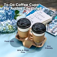 Tasses à café jetables personnalisées de 8oz 12oz 16oz avec couvercles et manchons en papier épais tasses blanches pour boisson froide/chaude boisson au cacao