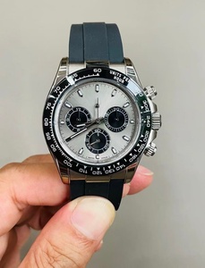 Orologi di Lusso con Cristallo Zaffiro Luminoso, <span class=keywords><strong>Timer</strong></span> Multifunzione, 42mm, Acciaio Inossidabile 904L, Orologi da Polso Hiphop per Uomo - Product Image 2