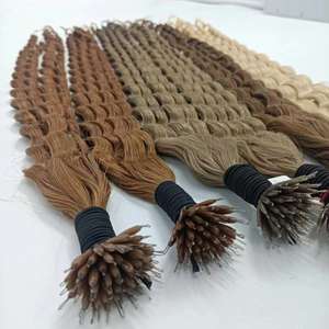 Nano Extensions de Cheveux Invisible Nano perles Remy Cheveux Humains Pré-Collé Naturel Nano Anneau Extensions de Cheveux - Product Image 5