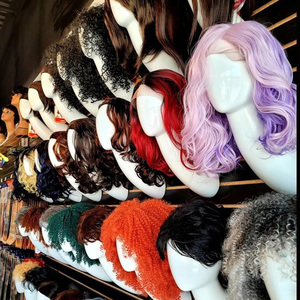 Настенная подставка для парика, манекен, прочная Глянцевая витрина, держатель для салонного парика, для домашнего хранения, с защитой от трещин - Product Image 6