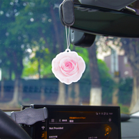 Désodorisant de voiture personnalisé avec logo par sublimation Nouveau papier parfumé parfumé Déodorant vierge suspendu fabriqué à partir de papier de coton