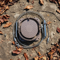 Corde métallique solide de 4 mm en stock, piège à ressort en acier robuste pour la chasse au sanglier et au lapin, lutte antiparasitaire agricole, écologique