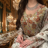 Robe Jalabiya Musulmane Arabe Koweïtienne Makhawer Dubaï 2026 en Polyester Brodé à Motifs Floraux pour l'Aïd, Vente en Gros