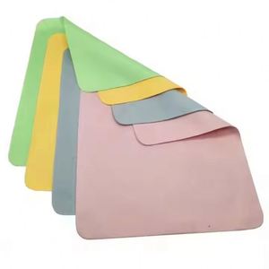 Microfiber Cleaning Cloth for Phone Screen <b>Camera</b> Lens <b>Glasses</b> With Embossed Logo Suede Material Custom Size - Product Image 1