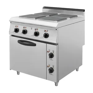 Ticari mutfak elektrikli ocak plakalı fırın indüksiyon sıcak plaka ekipmanları makinesi