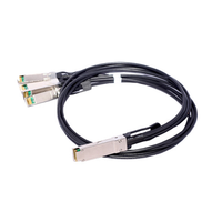Câble DAC QSFP + 40G avec émetteurs-récepteurs à fibres optiques 1/3/5/7M avec 4x10G SFP utilisé pour le réseau FTTH/IP
